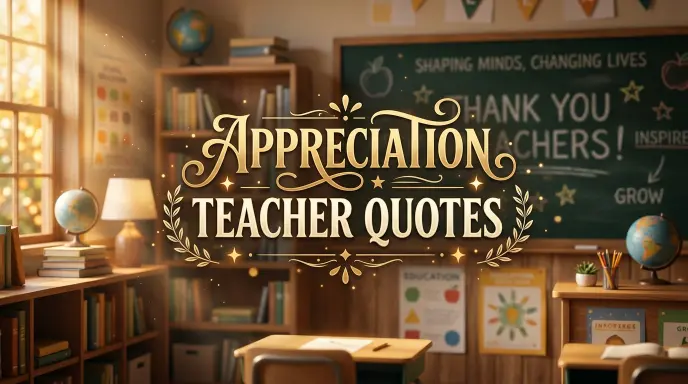 Appreciation Teacher Quotes
