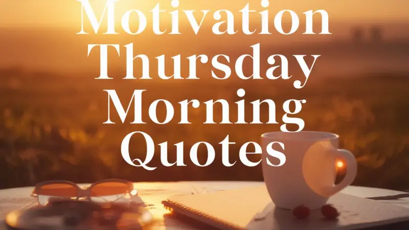 Motivation Thursday Morning Quotes