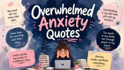 Overwhelmed Anxiety Quotes