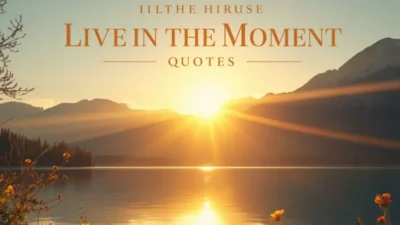 Live in the Moment Quotes