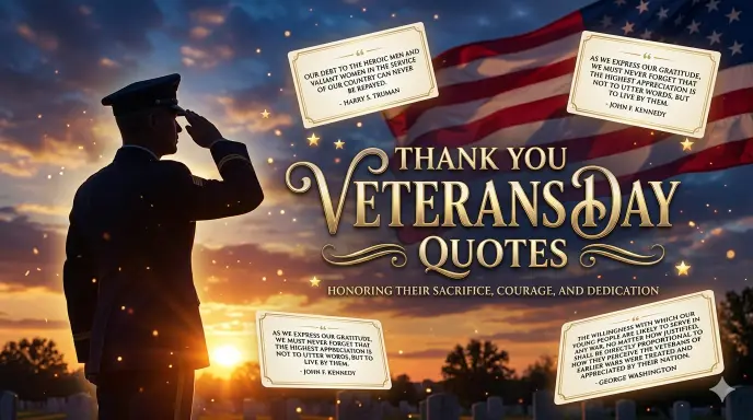 Thank You Veterans Day Quotes
